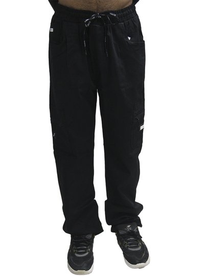 Calça Cargo Masculina Wats Sarja Combat - Preto