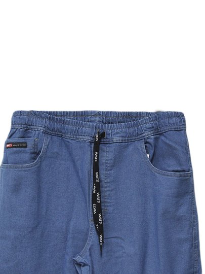 Calça Cargo Masculina Wats SKT Jeans Clean - Jeans Azul