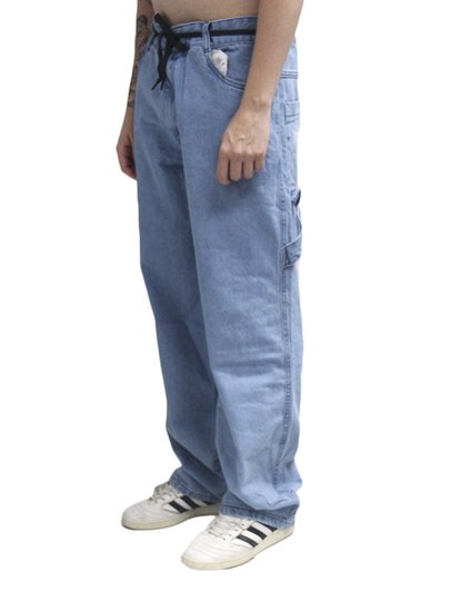Calça Carpinteiro Masculina Federal Art Boss - Jeans Azul