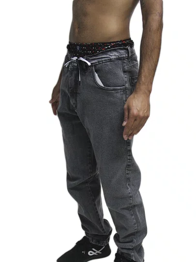 Calça De Jeans Masculina Wats Marcos - Preto Estonado