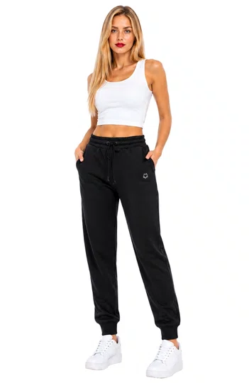 Calça de Moletom Feminina Loveboard Peluciado - Preto