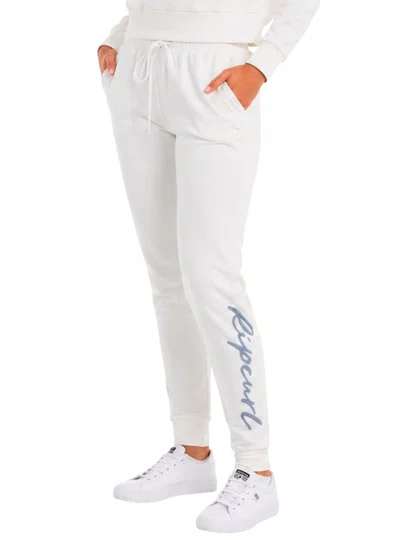 Calça de Moletom Feminina Rip Curl Script - Off White