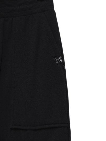 Calça De Moletom Feminina Santta Maré Jogger Cargo - Preto