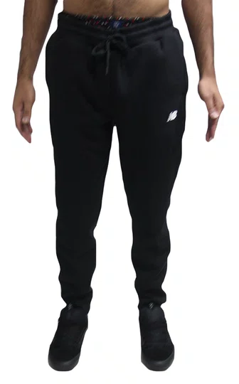 Calça De Moletom Masculina New Balance Essentials - Preto
