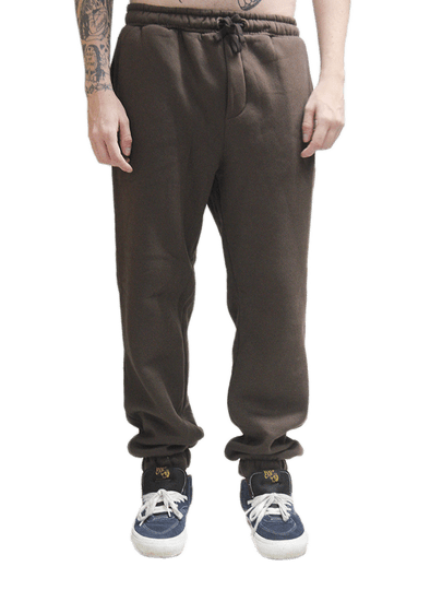 Calça De Moletom Masculina Plano C Logo - Marrom