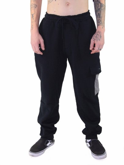 Calça de Moletom Masculina Rip Curl Medina Cutout - Preto