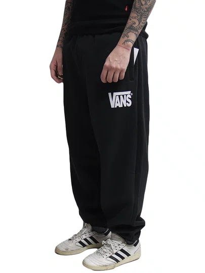 Calça De Moletom Masculina Vans Stretch Logo - Preto