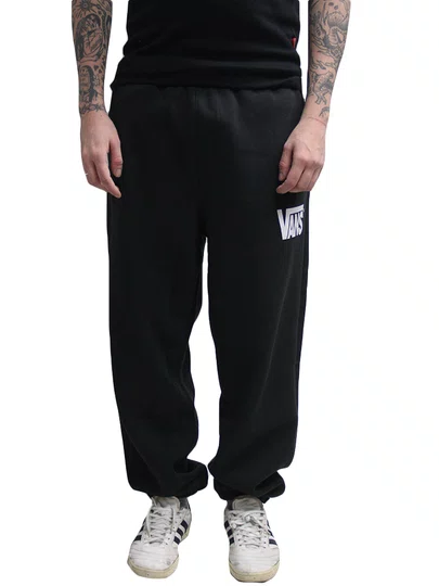 Calça De Moletom Masculina Vans Stretch Logo - Preto