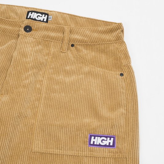 Calça De Veludo Masculina High Work - Kakhi