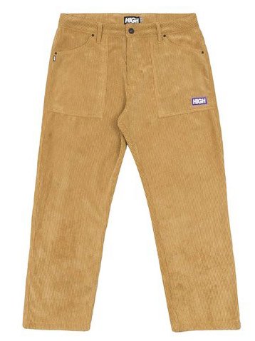 Calça De Veludo Masculina High Work - Kakhi