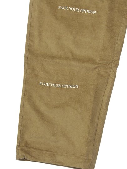 Calça De Veludo Masculina Nugget Fuck Your Op - Marrom