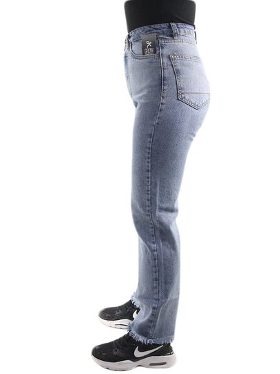 Calça Jeans Feminina Grow Botão - Jeans