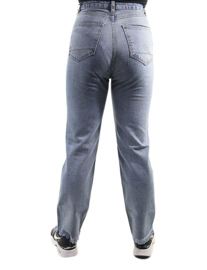 Calça Jeans Feminina Grow Botão - Jeans