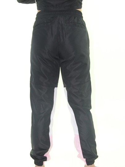 Calça Feminina Hocks Quadra Jogging - Preto/Rosa