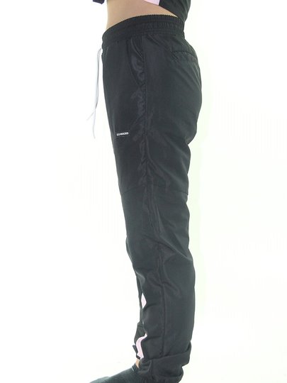 Calça Feminina Hocks Quadra Jogging - Preto/Rosa