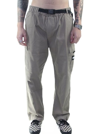 Calça High Strapped Cargo - Bege