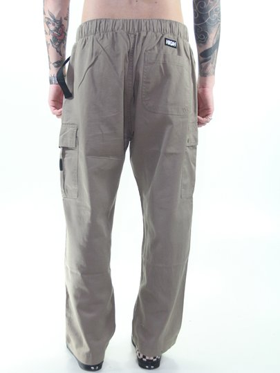 Calça High Strapped Cargo - Bege