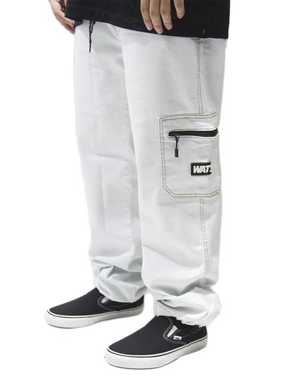 Calça Jeans Cargo Masculina Wats - Azul