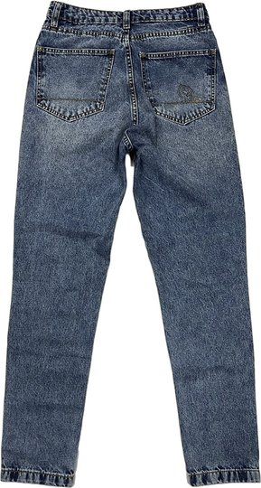 Calça Jeans Feminina Grow Botão - Jeans