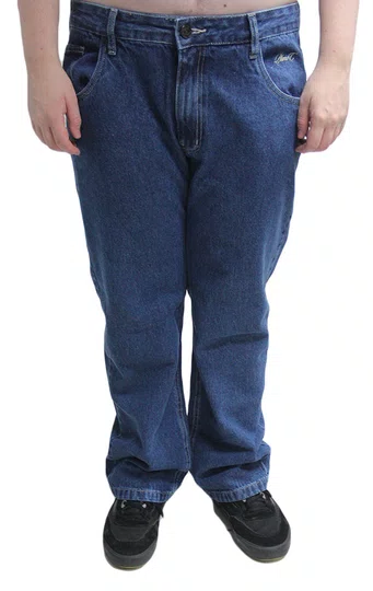 Calça Jeans Masculina Plano C Dark Blue Signature - Jeans