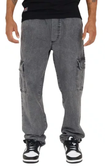 Calça Jeans Masculina Wats Cargo Box - Preto Destonado