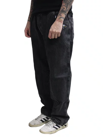 Calça Jeans Masculina Wats Zat Reta Bomb - Preto Estonado