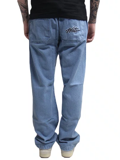 Calça Jeans Masculina Wats Zat Reta Cap - Jeans