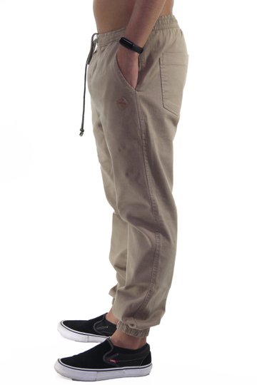 Calça Juicy Sarja Jogger - Khaki