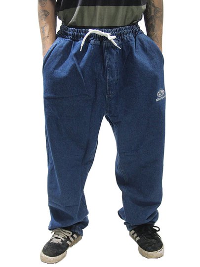 Calça Masculina Baw Wide Fit Jeans - Azul