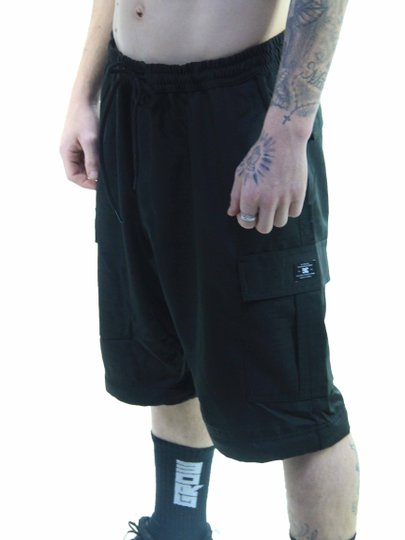 Calça Masculina DC Zipop Cargo Oversize - Preto