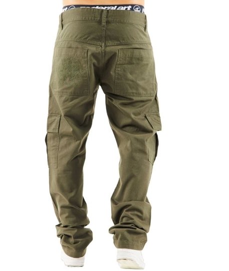 Calça Masculina Federal Art Cargo Big Elástico - Verde