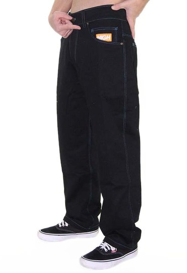Calça Masculina High Colored Pants Chino - Preto