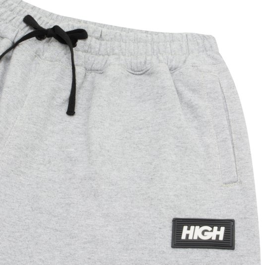 Calça Masculina High Moletom Synth - Cinza Mescla