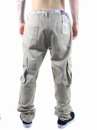 Calça Masculina Hocks Cargo Sarja - Bege