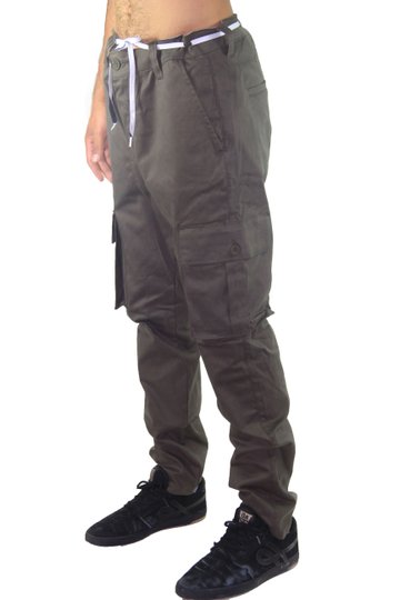 Calça Masculina Hocks Sarja Central Cargo - Verde