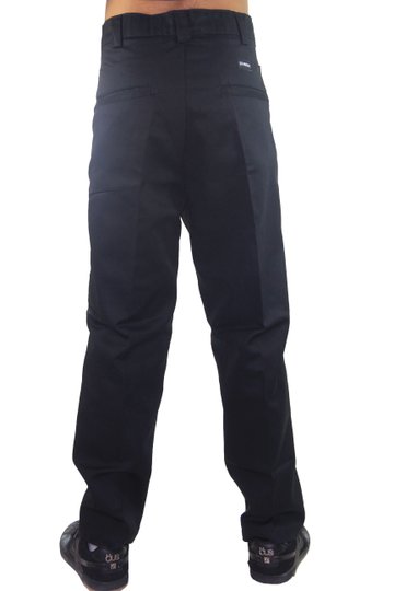 Calça Masculina Hocks Sarja Classe Corte Reto - Preto