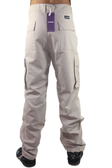 Calça Cargo Masculina Hocks Sarja Deserto - Bege