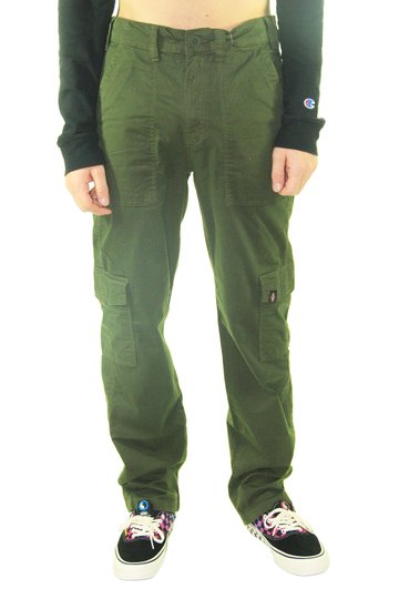 Calça Masculina Independent Sarja Cargo - Verde Militar