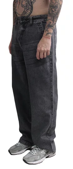 Calça Masculina Jeans Blunt Duality - Preto