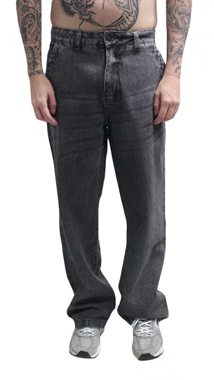 Calça Masculina Jeans Blunt Duality - Preto