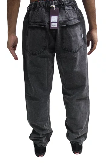 Calça Masculina Jeans Hocks Jogger Bag B - Preto Estonado