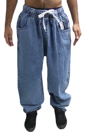 Calça Masculina Jeans South Shore Baloon Bordada - Jeans