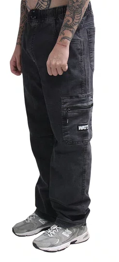 Calça Masculina Jeans Wats Pocket - Preto Estonado