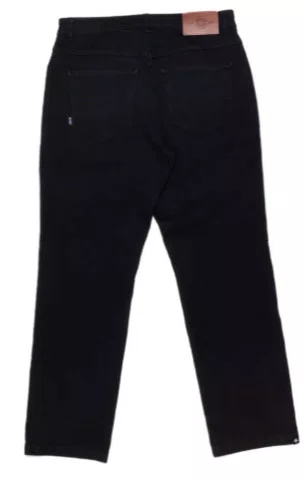 Calça Masculina Lrg Jeans Denim - Preto