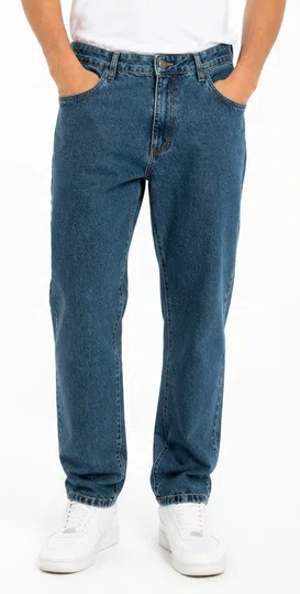 Calça Masculina Plano C Jeans Dirty Indigo - Marinho Lavado