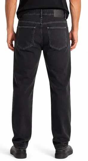 Calça Masculina Plano C Jeans Washed Black - Preto Lavado