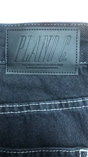 Calça Masculina Plano C Jeans Washed Black - Preto Lavado