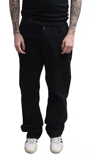 Calça Masculina Plano C Sarja Chino Pro - Preto