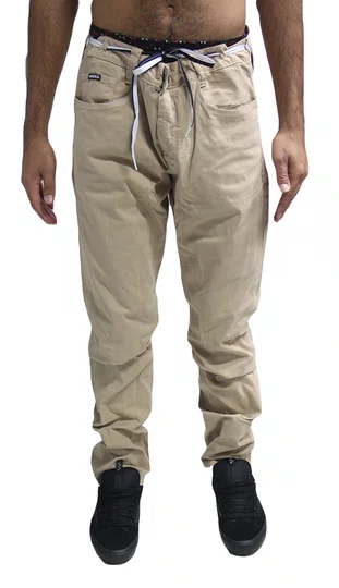 Calça Masculina Sarja Hocks Crook - Caqui