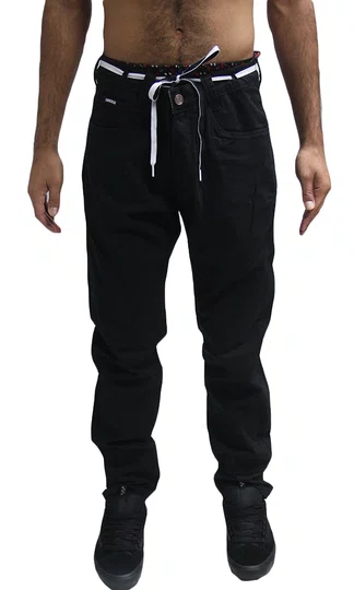 Calça Masculina Sarja Hocks Crook - Preto